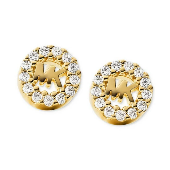 Budget π― Michael Kors π© Women's Sterling Silver Logo Studs π§¨
