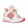Best Sale 🛒 Michael Kors 👩 Women's George Lace-Up Trainer 👟 Sneakers French Pink ⭐