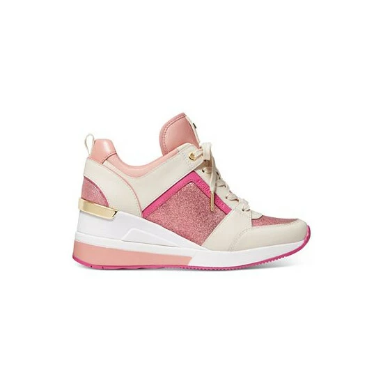 Best Sale π Michael Kors π© Women's George Lace-Up Trainer π Sneakers French Pink β - Image 2