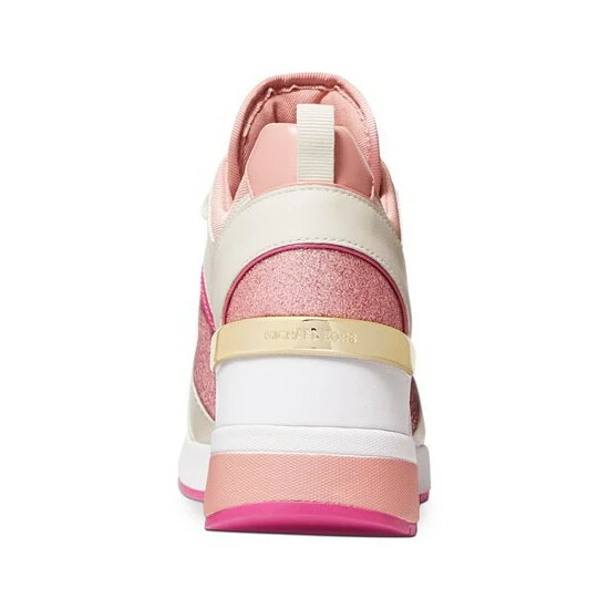 Best Sale π Michael Kors π© Women's George Lace-Up Trainer π Sneakers French Pink β - Image 3
