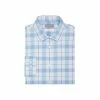 Coupon 🌟 Michael Kors Men's Fine Gauge Knit Slim Fit Untucked 👗 Dress 👕 Shirt Blue Multi ❤️