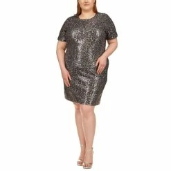Cheap โ๏ธ Michael Kors Plus Size Sequin Minidress Malachite ๐