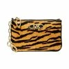 Hot Sale 🎉 Michael Kors Animal Print Calf Hair Parker Key Card Holder Marigold 🧨