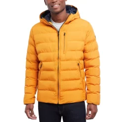Cheap 😍 Michael Kors 👩 Women's Hooded Down Puffer 🧥 Coat, Created For Macy's Crimson 👏