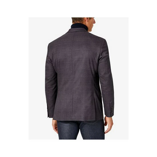 Deals 🎉 Michael Kors Men's Modern-Fit Check Sport 🧥 Coat Brown ⭐ - Image 2