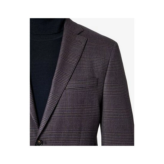 Deals 🎉 Michael Kors Men's Modern-Fit Check Sport 🧥 Coat Brown ⭐ - Image 3