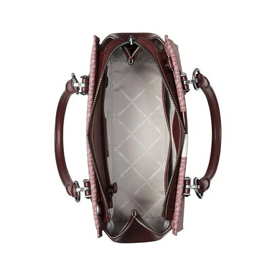 Budget ❤️ Michael Kors Signature Marilyn Medium Satchel Royal Pink Light Multi 🤩 - Image 3