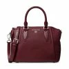 Cheapest ✔️ Michael Kors Sienna Leather Messenger Merlot 🎉