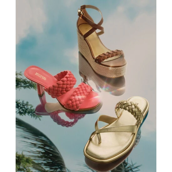 Hot Sale ๐ Michael Kors ๐ฉ Women's Amelia Slip-On Woven Mules Bright Limeade ๐งจ - Image 5