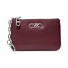Flash Sale 🔔 Michael Kors Parker Key Card Holder Merlot 🎁