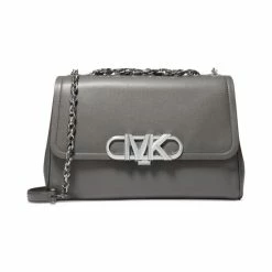 Best Sale ๐ฅ Michael Kors Parker Extra Large Convertible Chain Shoulder Bag Hether Grey ๐งจ