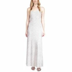 Top 10 💯 Michael Kors 👩 Women's Paisley-Print Sleeveless Maxi 👗 Dress Bone 👍