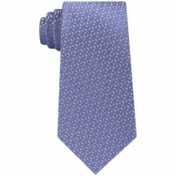 Outlet βοΈ Michael Kors Men's Pindot Ground Diamond Silk Tie French Blue π