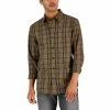 Brand new ✔️ Michael Kors Men's Thames Classic-Fit Check Button-Down 👚 Shirt Husk 🔥