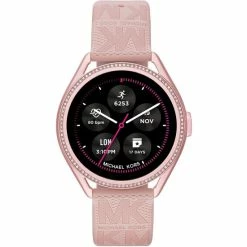 Best reviews of ⭐ Michael Kors Access Gen 5e MKGO Blush Rubber Smartwatch 43mm 👏