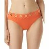 New 😍 Michael Kors Grommet 👙 Bikini Bottom Zinnia Orange 👍
