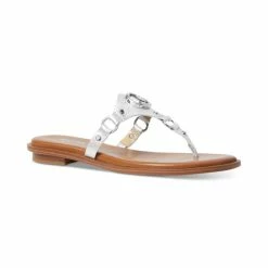 Best reviews of 💯 Michael Kors 👩 Women's Conway T-Strap 🩴 Sandals Silver 😀
