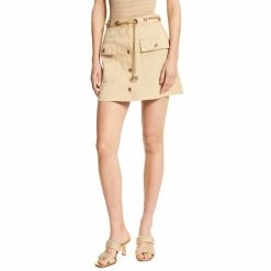 Brand new π Michael Kors π© Women's Chain Grommet Mini π Skirt Khaki π
