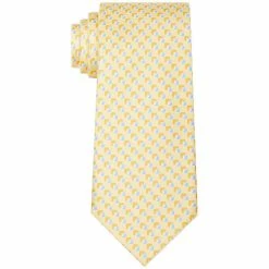 Brand new 🌟 Michael Kors Men's Classic Shadow Square Tie Yellow 😀