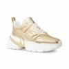 Top 10 🔔 Michael Kors 👩 Women's Nick Lace-Up Trainer Running 👟 Sneakers Pale Gold 👏
