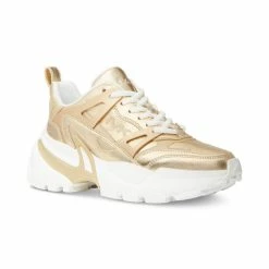 Top 10 🔔 Michael Kors 👩 Women's Nick Lace-Up Trainer Running 👟 Sneakers Pale Gold 👏