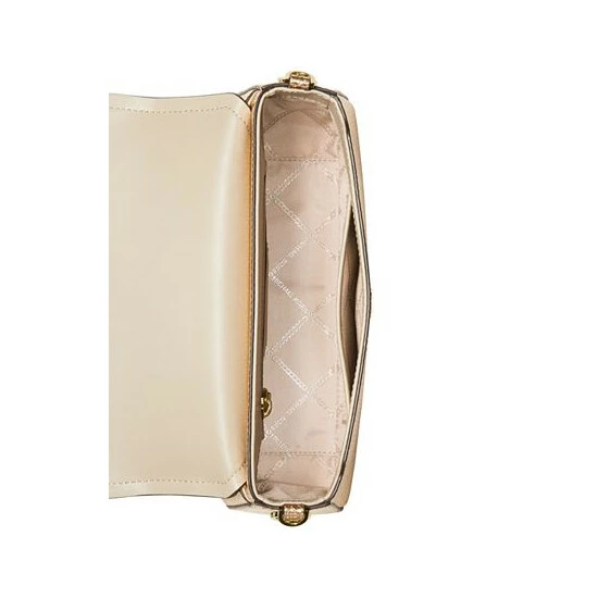 Best Sale 🌟 Michael Kors Parker Medium Convertible Pouchette Shoulder Pale Gold ✔️ - Image 3