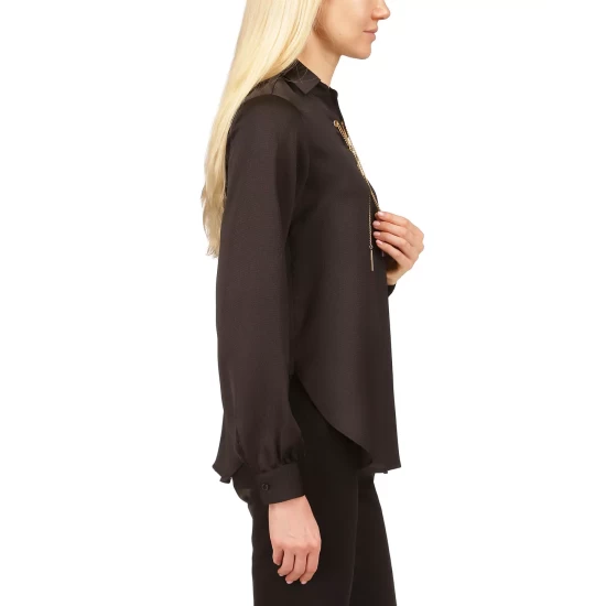 Hot Sale โญ Michael Kors ๐ฉ Women's Basic Denim Jacket Merlot ๐งจ