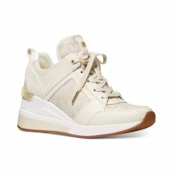 Hot Sale 😍 Michael Kors 👩 Women's Georgie Trainer 👟 Sneaker Natural 👏