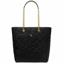 Flash Sale 🥰 Michael Kors Blaire Large North South Chain Tote Black ⌛