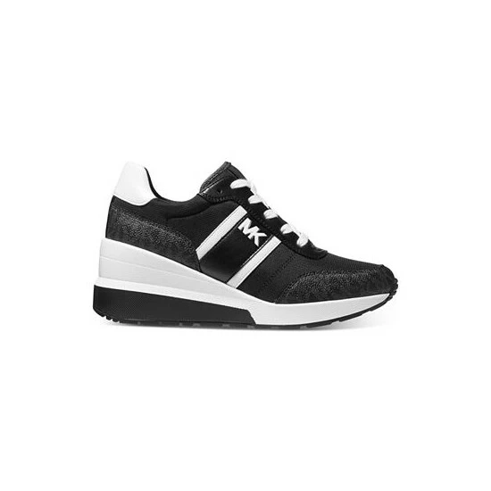 Brand new π€© Michael Kors π© Women's Mabel Trainer Lace-Up π Sneakers Black 𧨠- Image 2