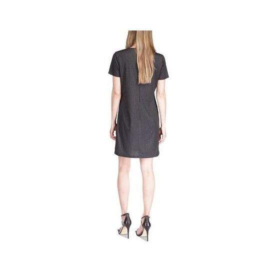 Cheapest 😀 Michael Kors Petite Metallic-Dot T-Shirt 👗 Dress Black/silver 😉 - Image 2