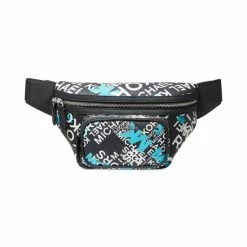 Coupon 🔥 Michael Kors Men's Scatter-Print Hudson Utility Belt Bag Midnight 💯