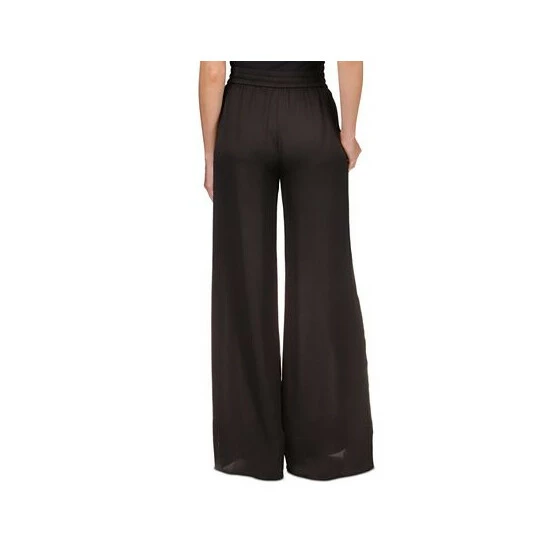 Best Pirce π― Michael Kors Petite Solid High Slit Pants Black β - Image 2