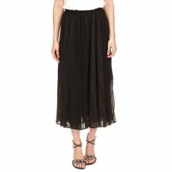 Best reviews of π₯ Michael Kors π© Women's Pleated Slit Midi π Skirt Black π