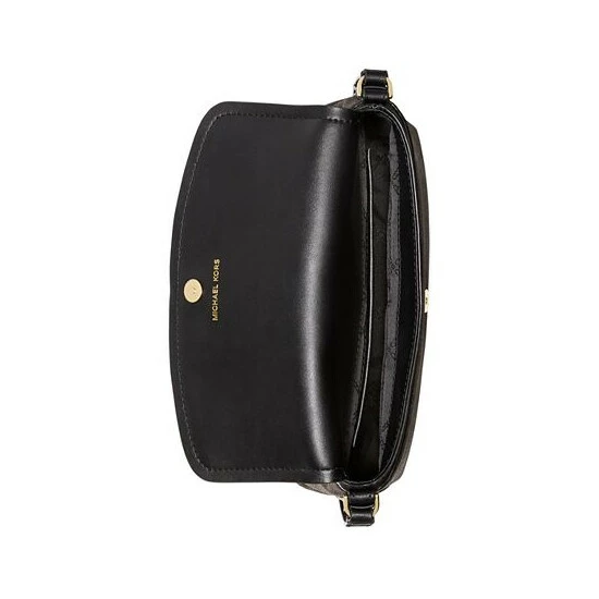 Top 10 🥰 Michael Kors Signature Brooklyn Small Flap Crossbody Brown/black 👍 - Image 3