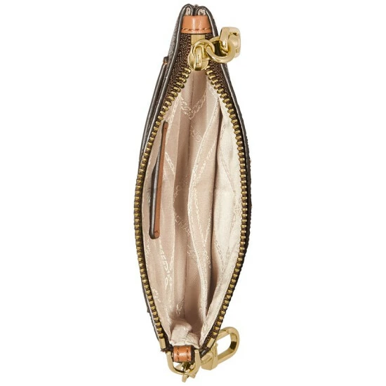 New 🔔 Michael Kors Signature Parker Key Card Holder Brn/acorn ✨ - Image 2