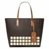 Wholesale ✨ Michael Kors Signature Sinclair Large East West Grab Tote Brown/acorn ❤️