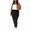 Wholesale 🎉 Michael Kors Plus Size Velour-Embossed Jogger Pants Black ❤️