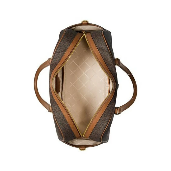 Wholesale 👍 Michael Kors Signature Heritage Extra Large Weekender Brown/acorn 🛒 - Image 3