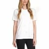Cheap 👏 Michael Kors 👩 Women's Rhinestone-Logo T-Shirt White ⌛