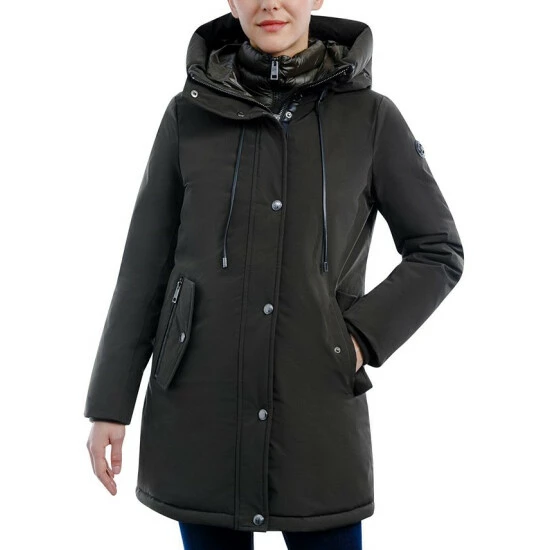 Flash Sale β€οΈ Michael Kors π© Women's Hooded Parka Black βοΈ