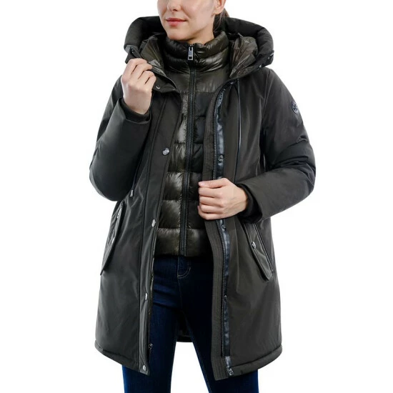 Flash Sale β€οΈ Michael Kors π© Women's Hooded Parka Black βοΈ - Image 4
