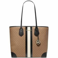 Buy ⭐ Michael Kors Signature Eva Large Tote Husk Multi ❤️