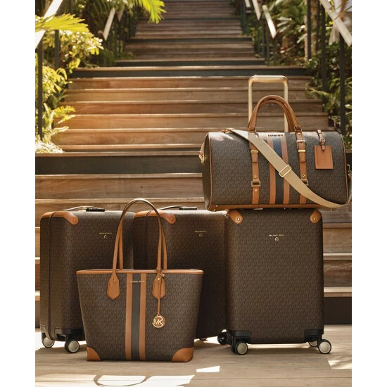 Buy β Michael Kors Signature Eva Large Tote Husk Multi β€οΈ - Image 5