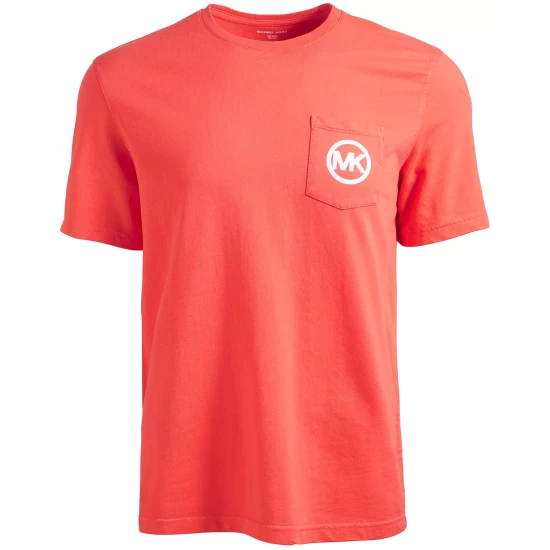 Top 10 β Michael Kors Men's Logo Pocket T-Shirt Smoky Olive β - Image 3