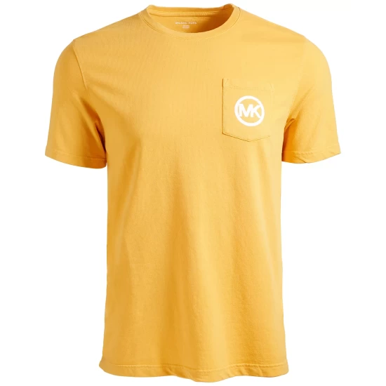 Top 10 β Michael Kors Men's Logo Pocket T-Shirt Smoky Olive β - Image 4