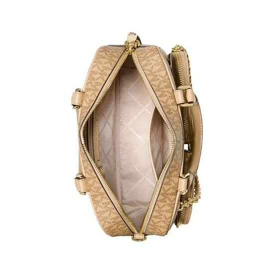 Budget 🥰 Michael Kors Signature Elliot Small Utility Camera Messenger Brown/acorn 🎁 - Image 3