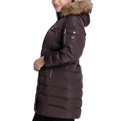 Best Sale π Michael Kors π© Women's Asymmetric Belted Wrap π§₯ Coat, Created For Macy's Black π