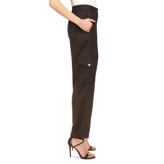 Best deal 𧨠Michael Kors π© Women's Satin Cargo Pants Black β - Image 5