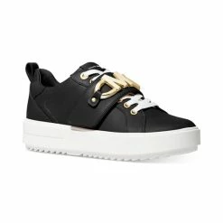 New ⌛ Michael Kors 👩 Women's Emmett Lace-Up 👟 Sneakers Optic White ⭐